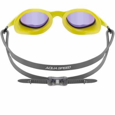 Aqua Speed Plavecké zrcadlové brýle ​​Vortex Mirror s pouzdrem žlutá