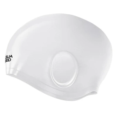 Aqua-Speed Volume Ear Cap koupací čepice bílá