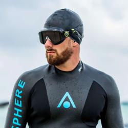 Aqua Sphere Plavecké brýle DEFY.ULTRA tmavá skla černá/žlutá