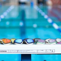Aqua Sphere Plavecké brýle FASTLANE titan. zrcadlová skla modrá