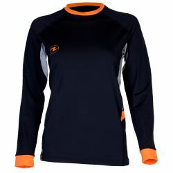 Aqualung Dámske lycrové tričko Aqua Lung LOOSE FIT čierna/šedá dlhý rukáv
