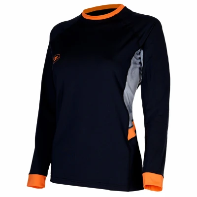 Aqualung Dámské lycrové triko Aqua Lung LOOSE FIT černá/šedá dlouhý rukáv