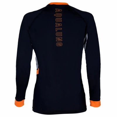 Aqualung Dámské lycrové triko Aqua Lung LOOSE FIT černá/šedá dlouhý rukáv