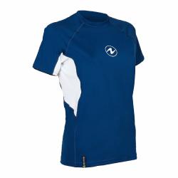 Aqualung Dámske lycrové tričko Aqua Lung LOOSE FIT modrá/biela