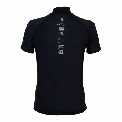 Aqualung Dámské lycrové triko Aqua Lung RASHGUARD SLIM FIT černá kr. rukáv