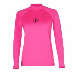 Aqualung Dámské lycrové triko Aqua Lung RASHGUARD SLIM FIT růžová dl. rukáv