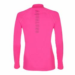 Aqualung Dámské lycrové triko Aqua Lung RASHGUARD SLIM FIT růžová dl. rukáv