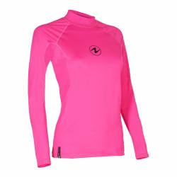 Aqualung Dámske lycrové tričko Aqua Lung RASHGUARD SLIM FIT ružová dl. rukáv