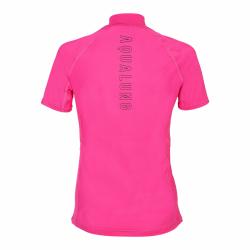 Aqualung Dámské lycrové triko Aqua Lung RASHGUARD SLIM FIT růžová kr. rukáv