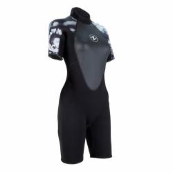 Aqualung Dámský neoprenový short Aqua Lung HYDROFLEX SHORTY 3 mm černá/bílá
