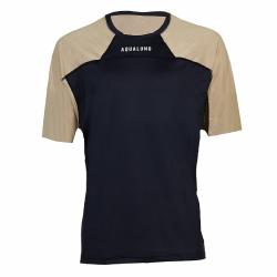 Aqualung Pánske lycrové tričko Aqua Lung LOOSE FIT čierna/béžová Aqualung Pánske lycrové tričko Aqua Lung LOOSE FIT čierna/béžová