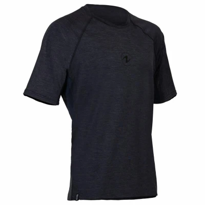 Aqualung Pánské lycrové triko Aqua Lung LOOSE FIT černá/šedá
