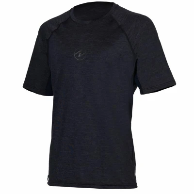 Aqualung Pánské lycrové triko Aqua Lung LOOSE FIT černá/šedá