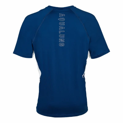Aqualung Pánské lycrové triko LOOSE FIT modrá/bílá
