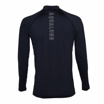 Aqualung Pánské lycrové triko Aqua Lung SLIM FIT černá, dlouhý rukáv