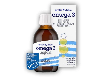 Arctic blue Omega 3 150ml (450mg DHA, 380mg EPA Vitamin D 400IU)