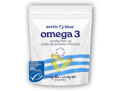 Arctic blue Omega 3 60 kapslí (250mg DHA 400mg EPA) původ Aljaška