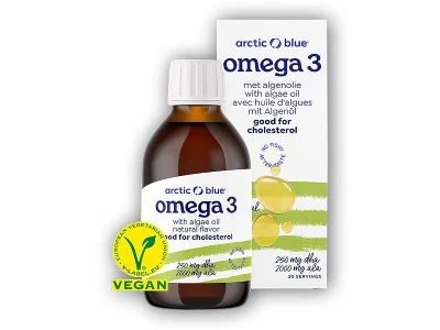 Arctic blue Vegan Omega 3 Algae 150ml (Lněný olej + olej z mořské řasy)