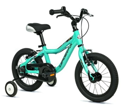Leader Fox BUBU BOY 14 GREEN LIGHT (V-BRAKE/CHAIN) dětské kolo + blikačky zdarma