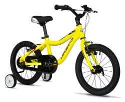 Leader Fox BUBU BOY 16 YELLOW (V-BRAKE/CHAIN) dětské kolo + blikačky zdarma