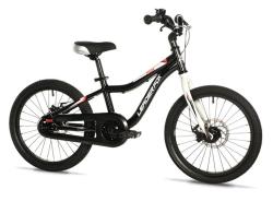 Leader FOX UNI 18 (CHAIN) BLACK detské kolo + blikačky zadarmo