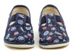 ARNO 555-1 farebné chlapčenské papučky