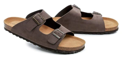Arno COSMOS Comfort 8110-704 hnědé pánské nadměrné nazouváky