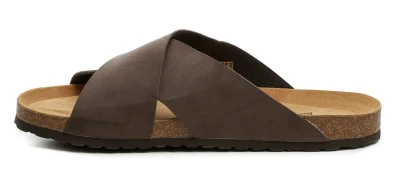 Arno COSMOS Comfort 8110-704a hnědé pánské nadměrné nazouváky