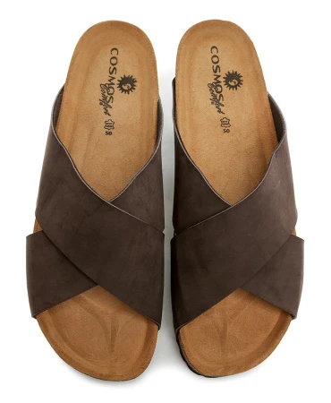 Arno COSMOS Comfort 8110-704a hnědé pánské nadměrné nazouváky