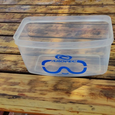 Aropec transparentní box na masku