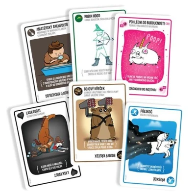 Asmodee CZ Výbušná koťátka: Výroční edice karetní hra