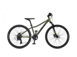 Author A-Matrix 24D 2026 zelenozlatá-matná/černá/limeta dětské kolo + výbava zdarma