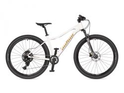 Author A-Matrix 27,5D 2026 bílá/stříbrná/zlatá juniorské kolo + výbava zdarma