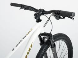 Author A-Matrix 27,5D 2026 bílá/stříbrná/zlatá juniorské kolo + výbava zdarma