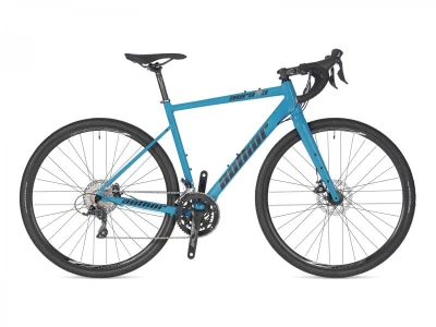 Author Aura XR3 2025 modré/oranžové gravel kolo