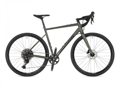 Author Aura XR3 2026 zelenozlatá-matná/černá/limeta gravel kolo