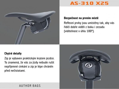 Author A-S310 TPN X25 černá brašna pod sedlo