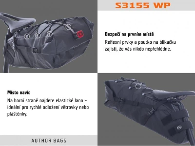 Author Brašna pod sedlo A-S3155 SuMo Waterproof X25 (černá)