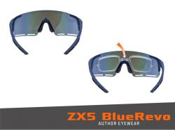 Author Okuliare ZX5 BlueRevo 13 Optical A (šedá-transparentná)