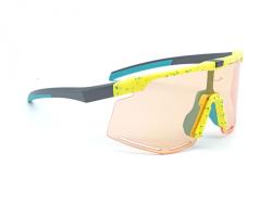 Author Brýle ZX8 SBRIGHT Orange 65 BlueRevo 13 (žlutá-neonová/zelená)