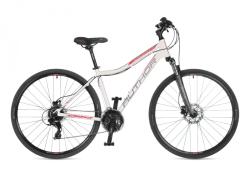 Author Horizon ASL 2023-24 bílé/stříbrná/červené dámské krosové kolo + výbava zdarma Author Horizon ASL 2023-24 bílé/stříbrná/červené dámské krosové kolo + výbava zdarma