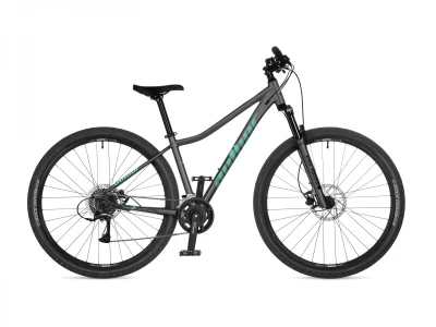 Author Impulse 29 ASL 2026 stříbrné/zelené dámské MTB kolo + výbava zdarma