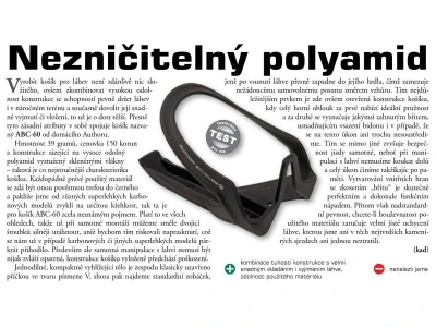 Author ABC-60 černý košík na láhev