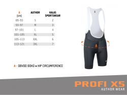 Author Profi X5 Endurance (čierna) cyklokraťasy