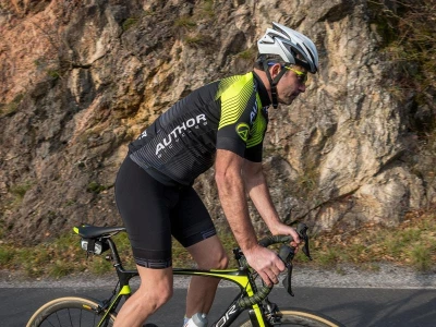 Author Men Sport X7 ARP Endurance černé pánské cyklistické kraťasy s laclem