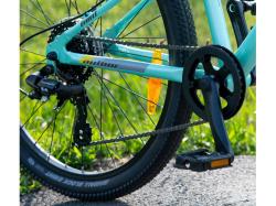 Author Limit 24 2025 šedé/limeta/zelené dětské kolo + výbava zdarma