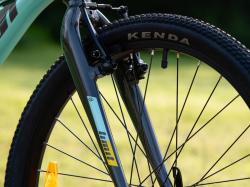 Author Limit 24 2025 zelené/stříbrné/žluté dětské kolo + výbava zdarma