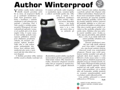 Author Návleky boty WinterProof (žlutá-neonová/černá)