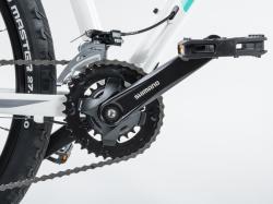 Author Pegas 27,5 ASL 2023 bílé/stříbrné/zelené dámské MTB kolo + výbava zdarma