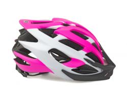 Author Aero Inmold X8 (181 růžová-neonová/bílá-matná) dámská cyklopřilba